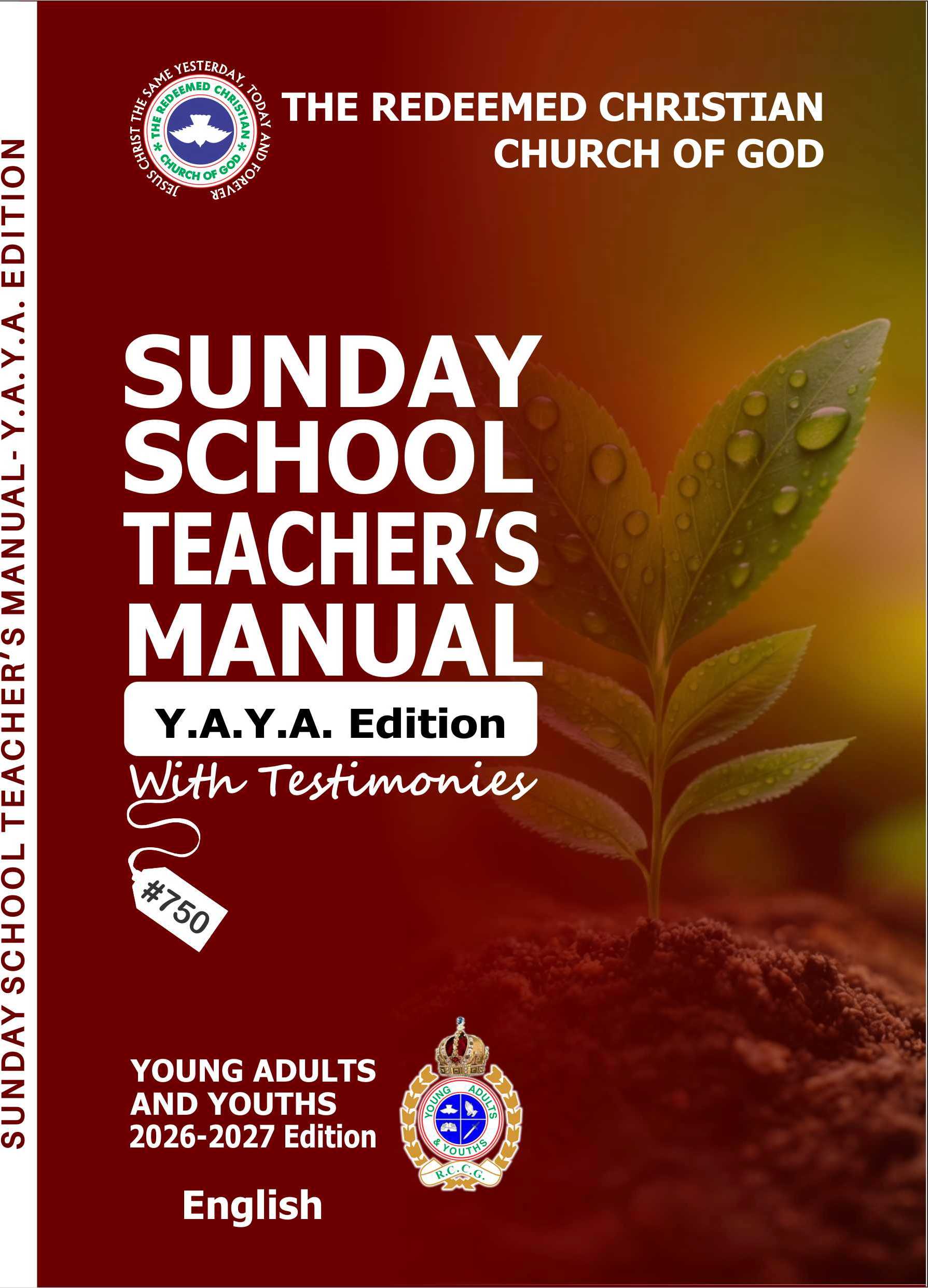 Sunday School YAYA Teacher Manual